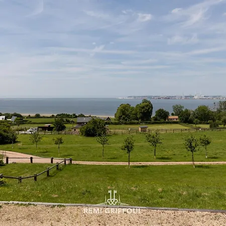 La Petite Tour De Lestuaire Panoramic Sea View & Private Terrace 度假居 翁弗勒尔
