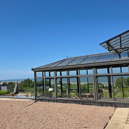 度假居 La Petite Tour De Lestuaire Panoramic Sea View & Private Terrace 翁弗勒尔
